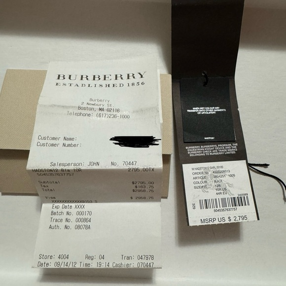 Burberry Hadston Shearling Trench Coat - Picture 12 of 13